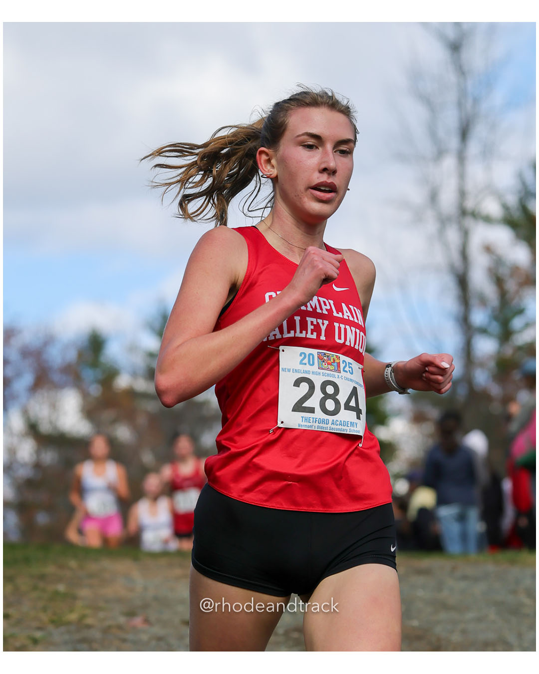 Audrey Neilson, Champlain Valley Union High School, P20, 19:42.10 - New England Cross Country State Championship - Thetford Vt - November 8, 2025 File: ./dir-1-Girls-Championship/251108-2025-New England-Cross-Country-Championships-Thetford-VT-65-296A1412.jpg Audrey Neilson, Champlain Valley Union High School, P20, 19:42.10 - New England Cross Country State Championship - Thetford Vt - November 8…